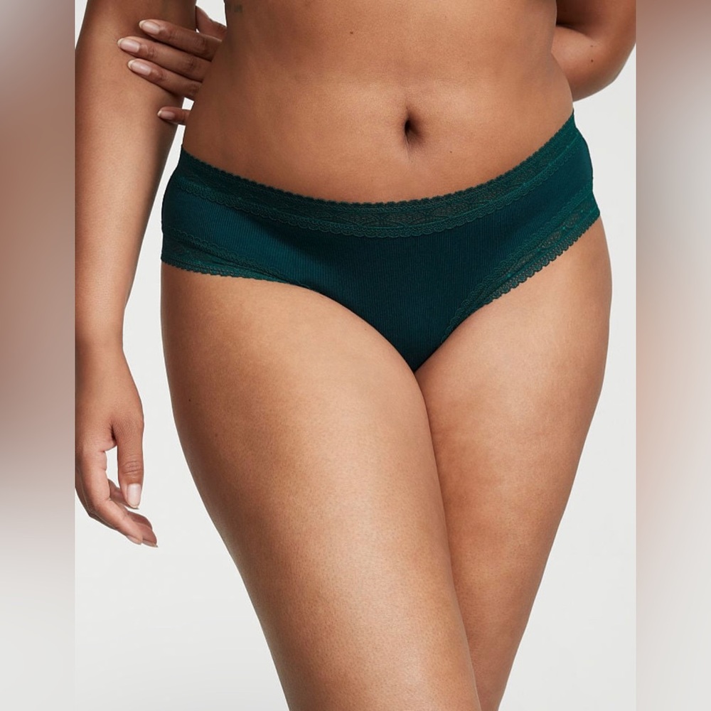 NWT Victoria Secret Panty - Sapphire Blue - Size L